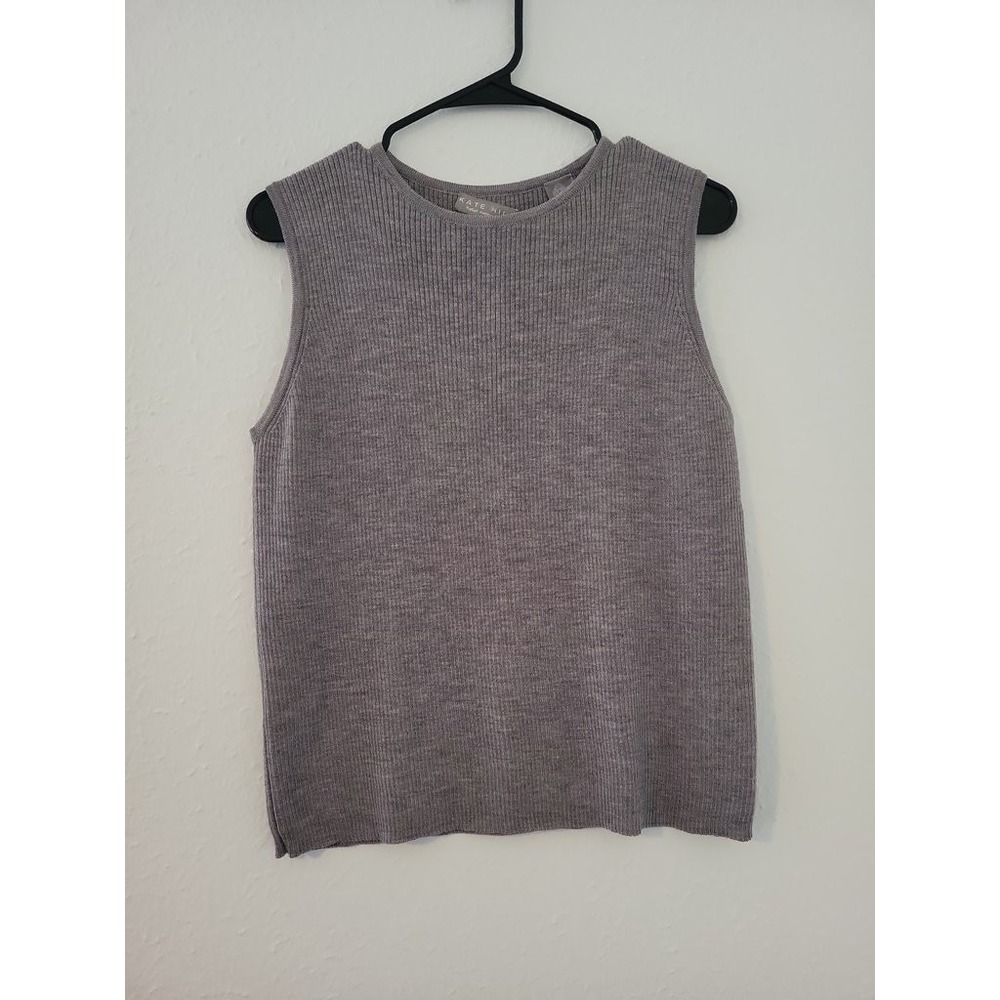 Kate‎ Hill Italian Merino Wool Sleeveless Sweater